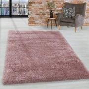 Luna Hoogpolig Roze vloerkleed - Geo - 200 X 290 CM