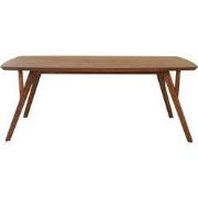 Light & Living - Eettafel QUENZA - 200x100x76cm - Bruin