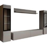 Meubella - Variety - Wandmeubel - Grijs - 180x33x32 cm