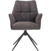 Benoa Eetkamerstoel Sem Tresor 16 Donkergrijs - set van 2