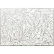 Unique Living | Placemat Nissa | Rechthoekig | Polyester | Zilver | 30...