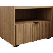 Meubella - Callahan - Nachtkastje - Eiken