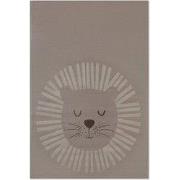 Kindervloerkleed Adventures - Happy Lion - Beige / Creme - 120x170 cm