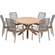 Garden Impressions Luando tuinset 7-delig - Tamako tuintafel ovaal 220...