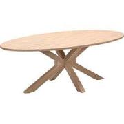 Urania tafel ovaal - 220x115 cm - acaciahout met white wash