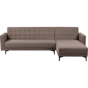 ABERDEEN - Hoekbank - Taupe - Linkszijdig - Stof