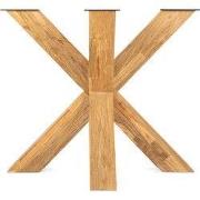 Benoa Spinpoot Eettafel Rond Teak