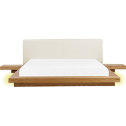 ZEN - Tweepersoonsbed LED - Lichthout - 180 x 200 cm - MDF