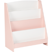 LILOET - Boekenkast met 4 planken - Pastelroze - Hout