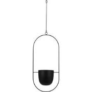 Mica Decorations Dexter Hangpot - L24 x B14 x H83 cm - Zwart
