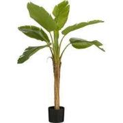 Mica Decorations Kunst Bananenplant - H120 x Ø70 cm - Groen