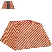 Mica Decorations Kerstboomrok - L50 x B50 x H30 cm - Goud, Rood