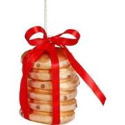 House of Seasons Kerst Ornament Koekjes - L7 x B8 x H10 cm - Bruin