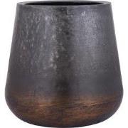 PTMD Nouska Black Aluminum Pot With Copper Bottom L