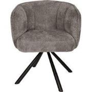 PTMD Como Dining Chair Swivel Stone