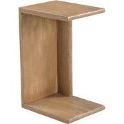 Bijzettafel Naturel Hout - 36x28x56cm - Nila