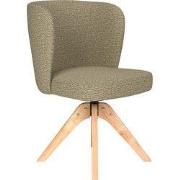 Housecraft Living Stan Eetkamerstoel Draaibaar Hout Pistache groen