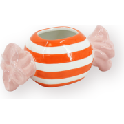 Pot - Flowerpot - Toffee Candy - Orange/Pink -12.5x6x6cm