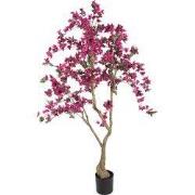 Clayre & Eef Kunstboom Bougainvillea 80x80x180 cm Roze Kunststof