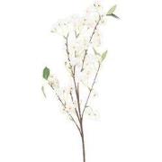 Clayre & Eef Kunstbloem 90 cm Wit Kunststof