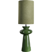OTEROS - Tafellamp - Groen - Imitatiesuède