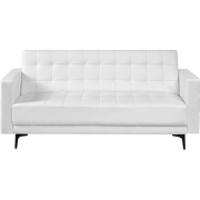 ABERDEEN - Driezitsbank - Wit - Kunstleer