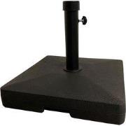 Hippo parasolvoet - beton - 25 kg - zwart