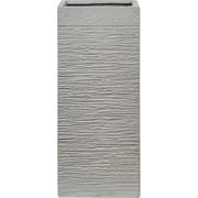 DION - Plantenbak - Lichtgrijs - 60 cm - Klei-vezelmengsel