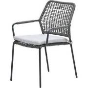 Swifty  Rope dining tuinstoel  carbon black  valley sand