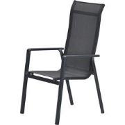 Osaka  Stapelbare tuinstoel  carbon black  mid grijs