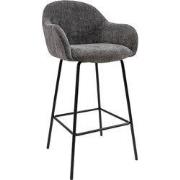 Kick barkruk Mats - Donkergrijs