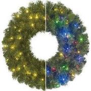 Black Box Trees Limber krans led outdoor groen warm wit multicolour 50...