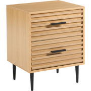 KEITH - Nachtkastje - Lichtbruin - MDF