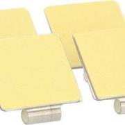 Zelfklevende RVS Wandhaakjes Set - 4 Stuks