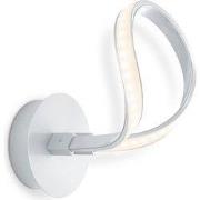 Home sweet home wandlamp LED String ? 17 cm - zilvergrijs