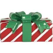 Clayre & Eef Kandelaar 13x9x7 cm Rood Kunststof