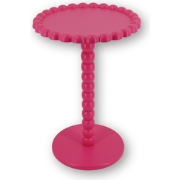Side Table - Round - Neon Pink  - MDF - 38X55cm