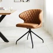 Set van 4 Draaibare Eetkamerstoelen Eloi Cognac