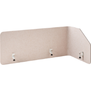 FOLDY - Bureauscherm - Beige - 120 x 60 x 50 cm - Synthetisch