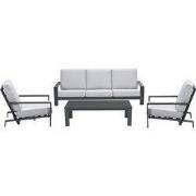 Garden Impressions Coba loungeset 4-delig - verstelbare stoelen - vall...