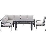 Garden Impressions Cameron lounge dining set 4-delig links incl stoel ...