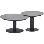 Garden Impressions Liam loungetafels - donker grijs - centostone Napol...
