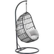 Garden Impressions Esmee hangstoel swing egg - donker grijs
