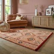 Sahara Berber Shaggy vloerkleed - Hoogpolig - 100% Wol - Vintage - Roz...
