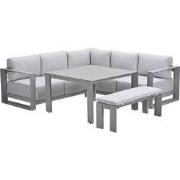 Garden Impressions Malakka lounge dining set 5-delig - taupe - valley ...