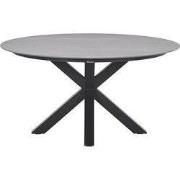 Lowland tafel - Ø150 cm - carbon black - Centostone Napoli grey