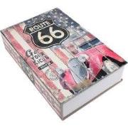 Decopatent® Boekkluis L - ROUTE 66 - Geheime Kluis - Booksafe - Boeken...