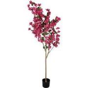 Clayre & Eef Kunstboom Bougainvillea 40x40x180 cm Roze Kunststof