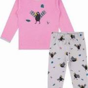 Coco- pyjama meisjes, roze, 122/128