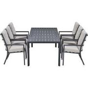 Garden Impressions Senja tuinset 7-delig sandstone - Kasper tuintafel ...